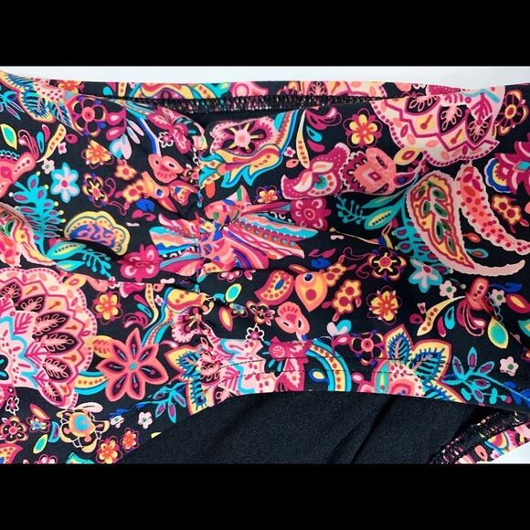 Sunsets Curve London Calling Shoreline Shirred Bikini Swim Bottom Plus Size 26 - Picture 4 of 9